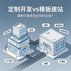 凌云建站-定制开发vs模板建站：哪种方案更适合你的企业？