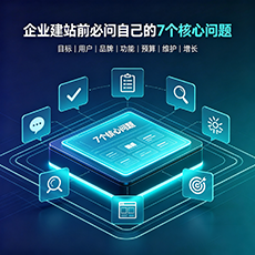 西林建站-企业建站前必问的7个核心问题 - 网站建设规划指南