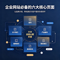 百色建站-企业网站必备的六大核心页面